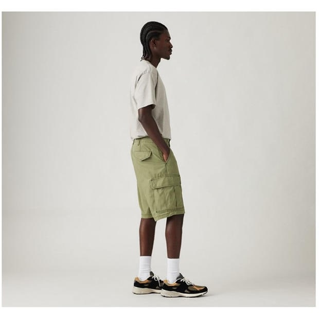 Green - Levis - Mens Carrier Meteorite Cargo Shorts