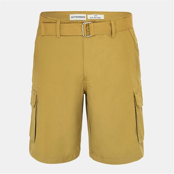 Soulcal Men's Brown Washed Short in Size XL, Sports Direct