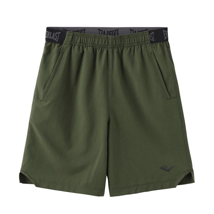 Everlast Boys Green Flex Woven Short  in Size 11 - 12 Years, Sports Direct