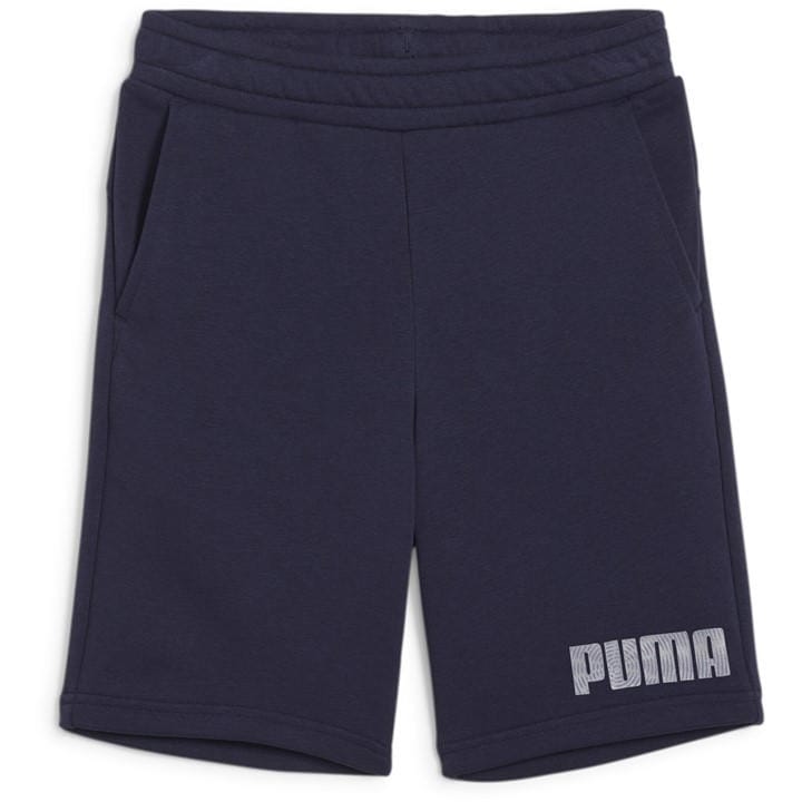 Puma  Kids Blue ' Performance Gym Shorts in Size 7 - 8 Years, Sports Direct