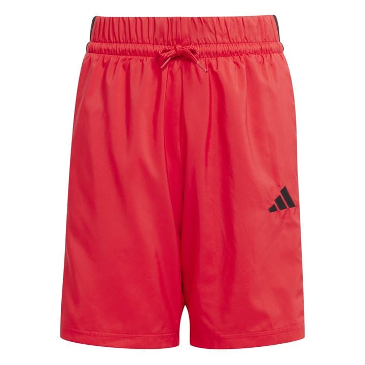 Adidas Boys Red Essential Woven Shorts  in Size 7 - 8 Years, Sports Direct