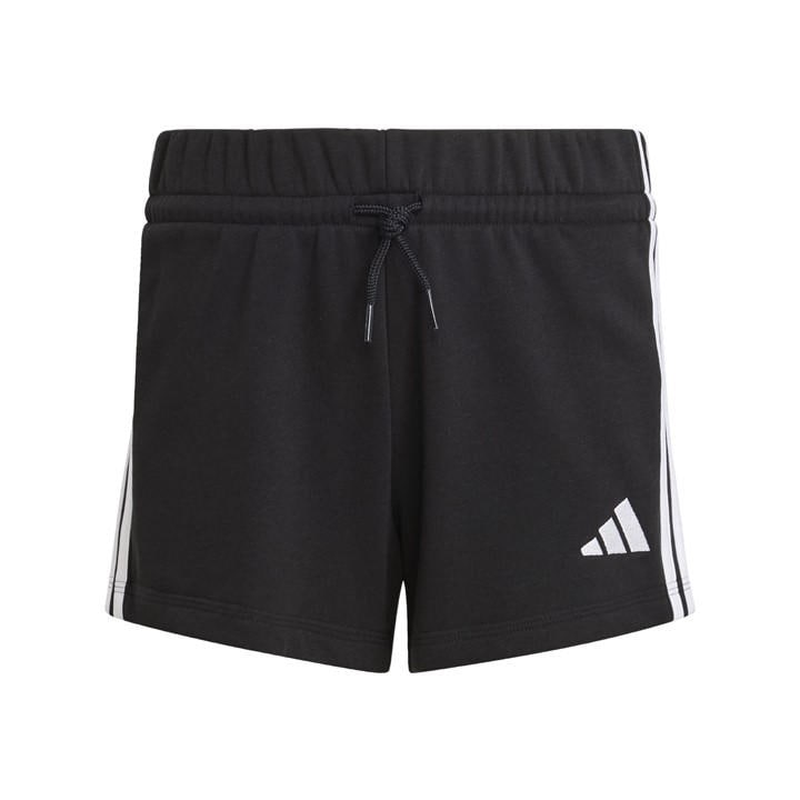 Adidas Girls Black Essentials Fleece Short  in Size 13 - 14 Years, Sports Direct