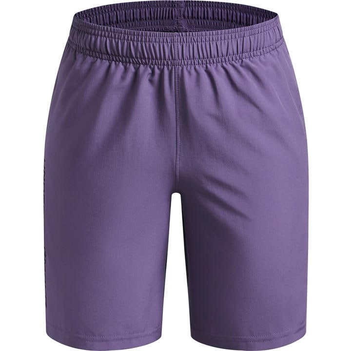 Under Armour Boys Blue Ua Tech™ Woven Wordmark Shorts ' in Size 7 - 8 Years, Sports Direct