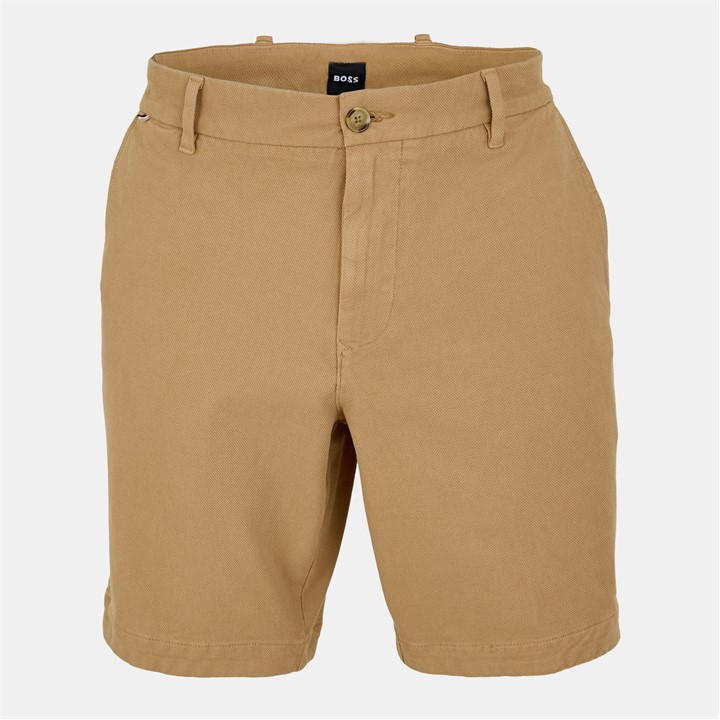 Boss Men' Beige H-Slice Chino Shorts in Size S, Sports Direct