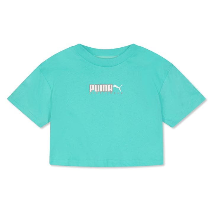 Puma  Kids Green Kids' Fleece Jogger Shorts in Size 11 - 12 Years, Sports Direct