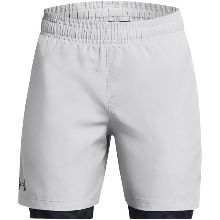 Under Armour Boys Grey Tech Woven Performance Gym Shorts in Size 7 - 8 Years, Sports Direct