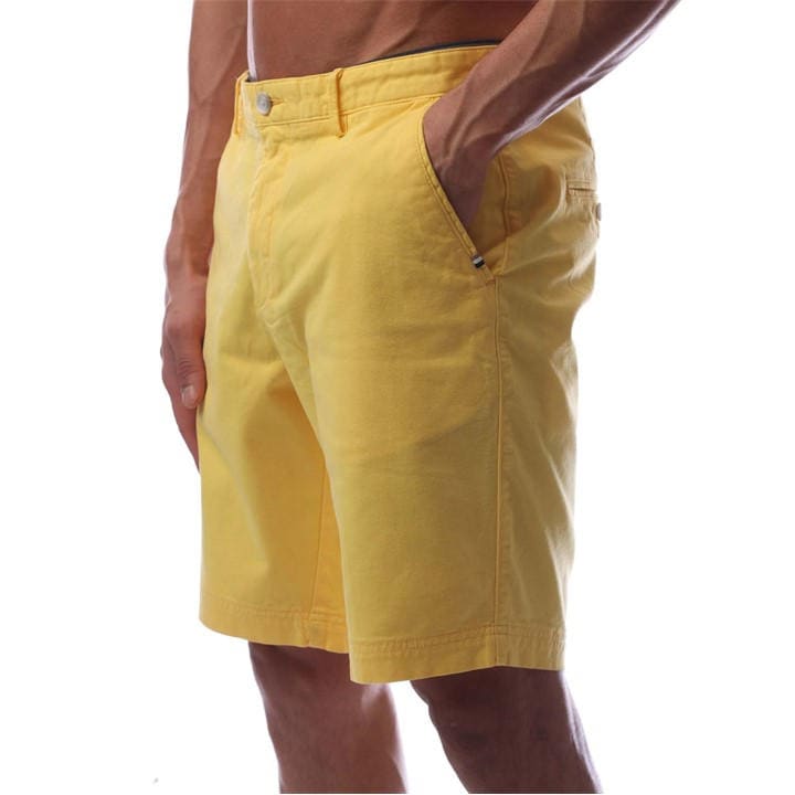 Boss Men's Yellow Slice Chino Shorts in Size 42 R, Sports Direct