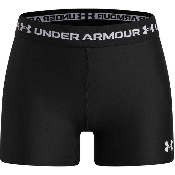 Under Armour Girls Black Ua Heatgear Shorty Jn62