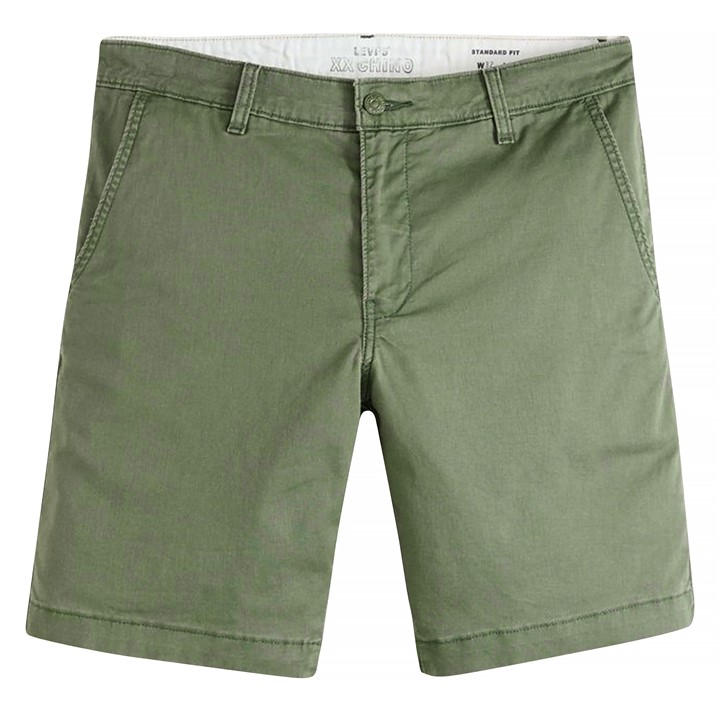 Levis Men's Grey Kano Blue Chino Shorts in Size 38 R, Sports Direct