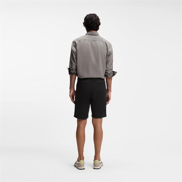 Black 001 - Boss - Mens BOSS ORANGE Chino Slim Shorts