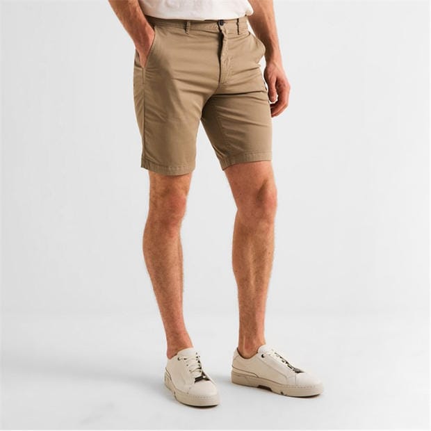 Beige 239 - Boss - Mens BOSS ORANGE Chino Slim Shorts