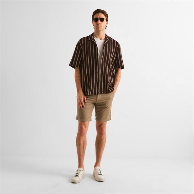 Beige 239 - Boss - Mens BOSS ORANGE Chino Slim Shorts