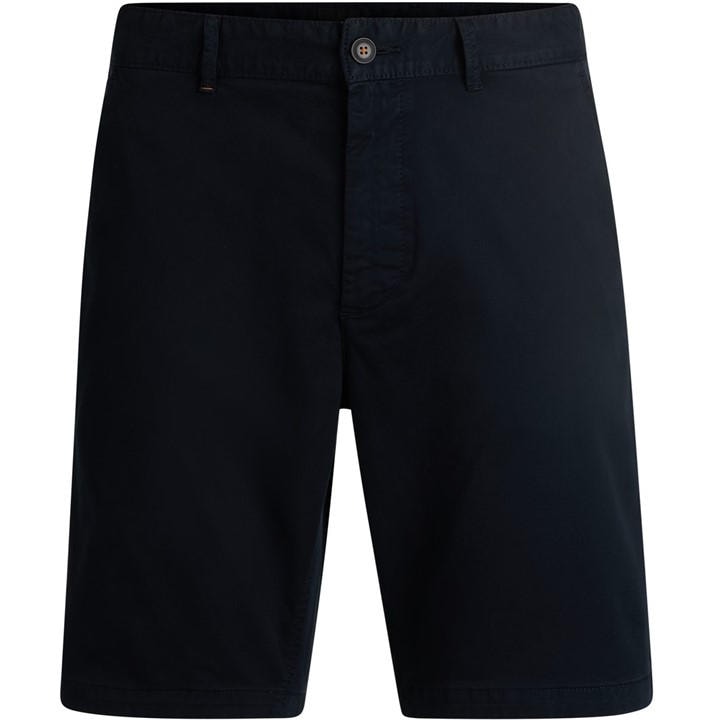 Boss Men's Blue Orange Chino Slim Shorts in Size L, Sports Direct
