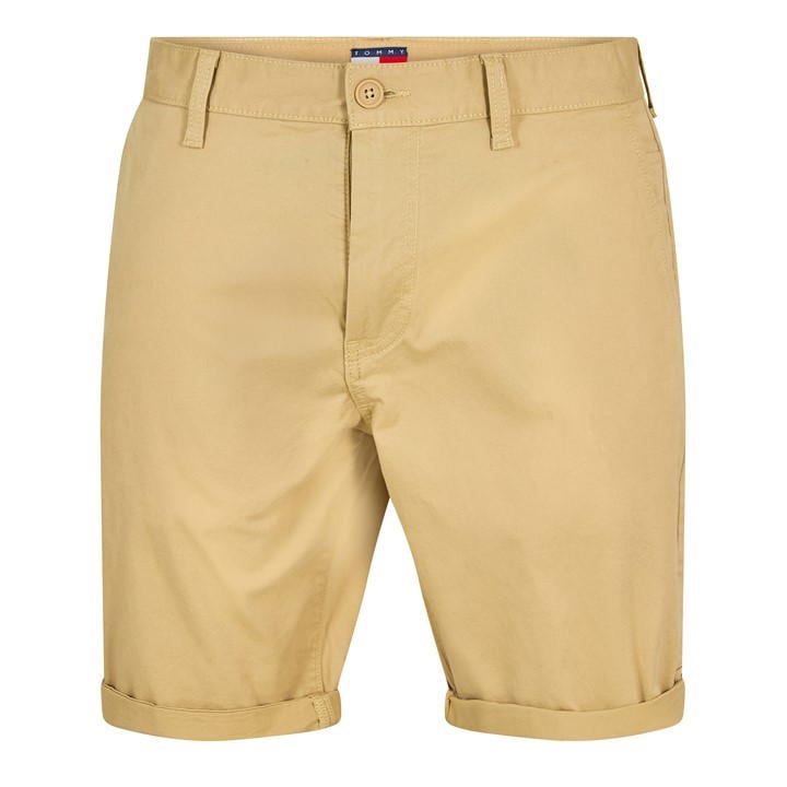 Tommy Jeans Men's Black Chino Shorts in Size L, Sports Direct