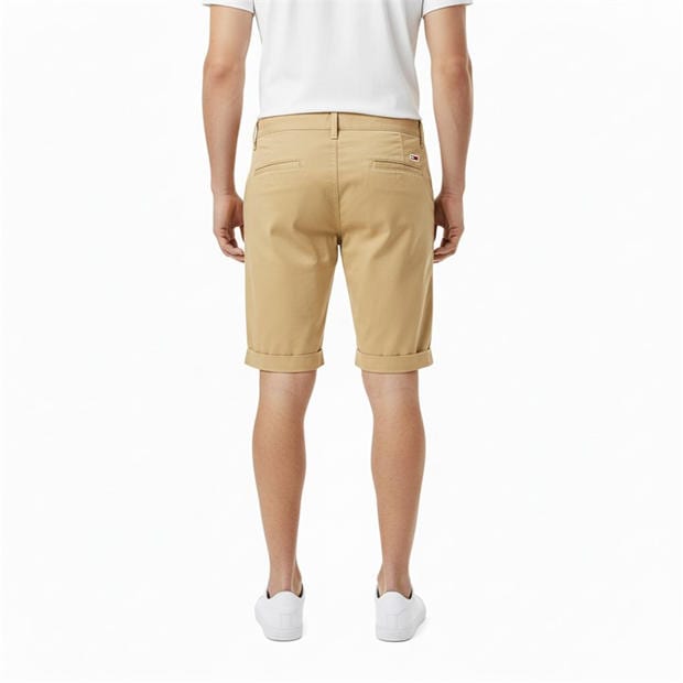 Washed Black - Tommy Jeans - Men's Chino Shorts
