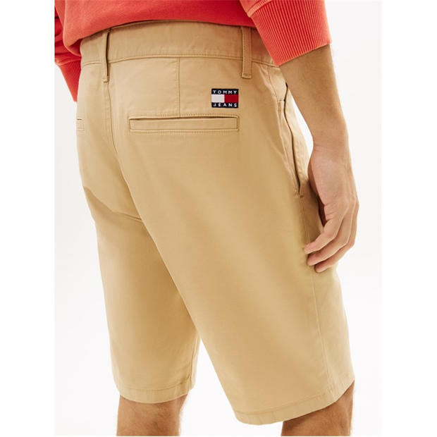 Beige - Tommy Jeans - Men's Chino Shorts