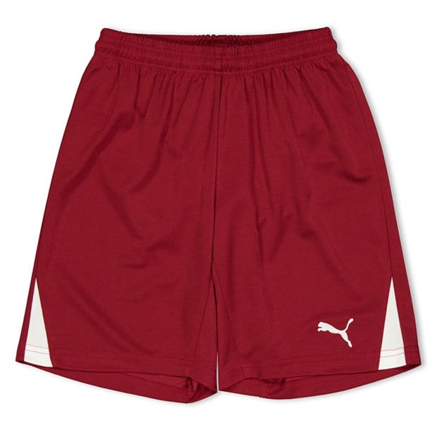 Red - Puma - (F3) Fb Team Shorts With Brief Juniors