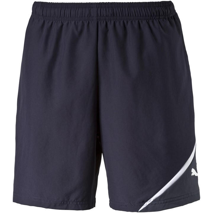 Puma  Kids Blue ' Woven Performance Gym Shorts in Size 7 - 8 Years, Sports Direct
