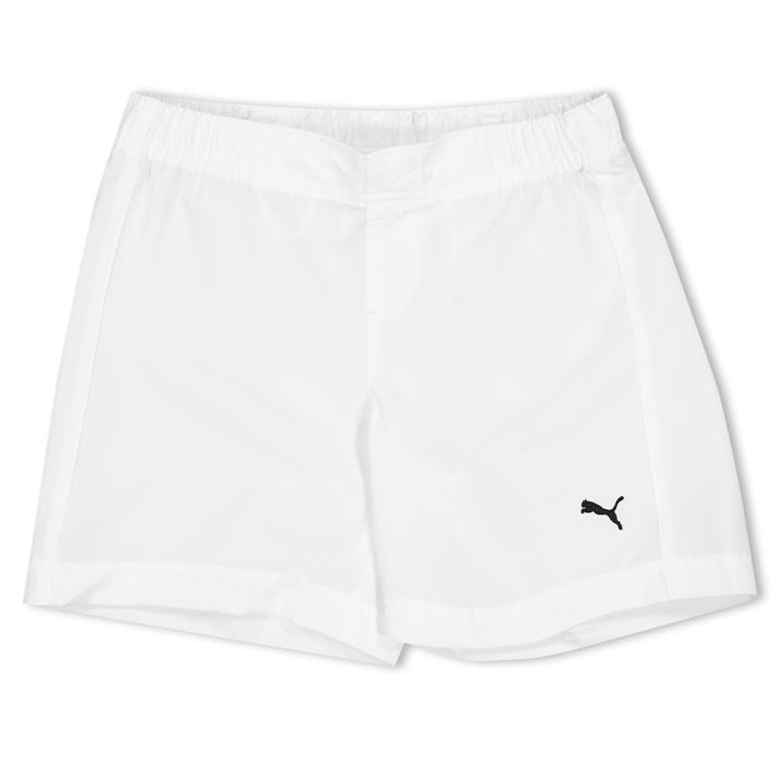 Puma  Kids White Woven Shorts  in Size 11 - 12 Years, Sports Direct