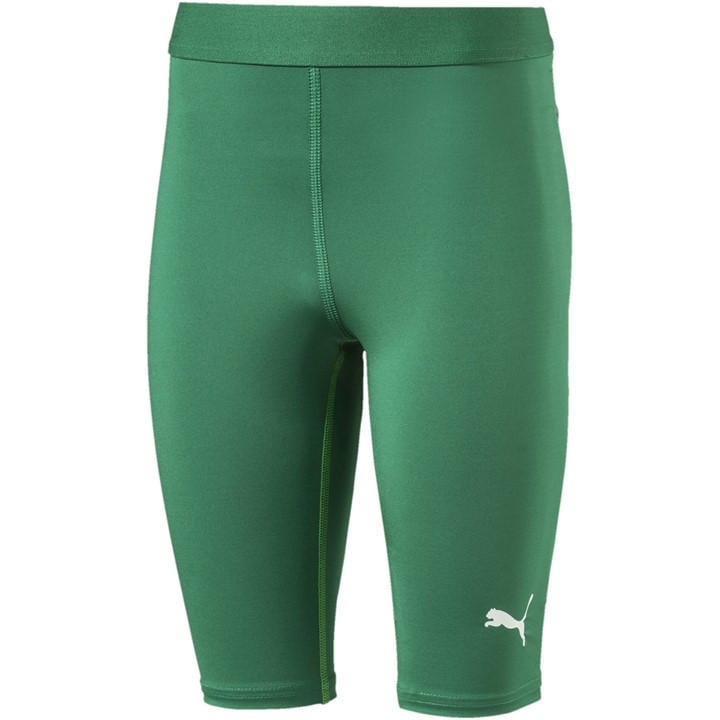 Puma Boys Green (5) Tb Short Tight (Vent)  in Size 7 - 8 Years, Sports Direct
