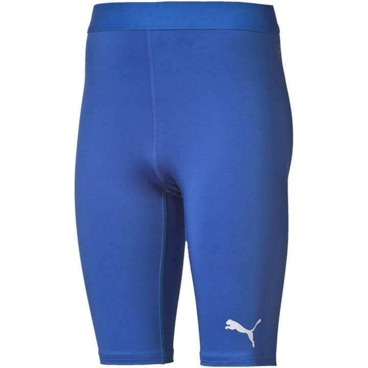 Puma  Kids Blue (5) Tb Short Tight (Vent)  in Size 14 Years, Sports Direct