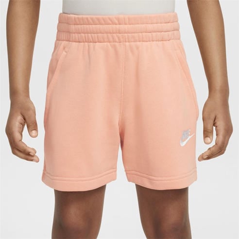 Nike - Sportswear Club Fleece Big Kids' (Girls') 5 French Terry Shorts