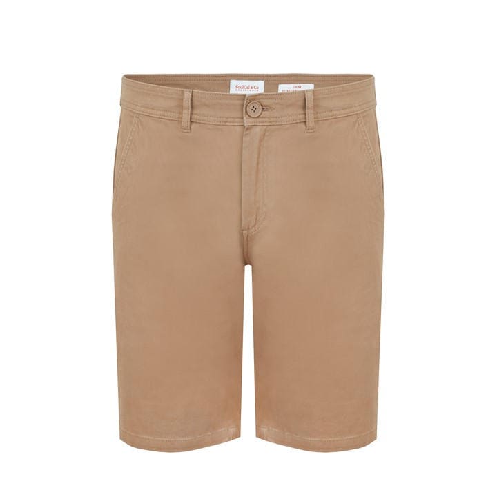 Soulcal Men's Brown Chino Short in Size L, Sports Direct