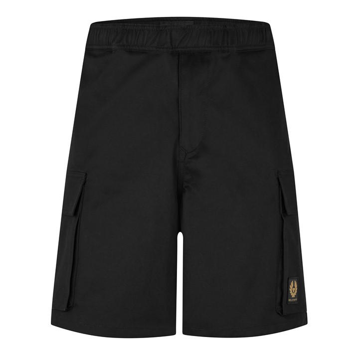 Belstaff Men' Black Cargo Shorts in Size S, Sports Direct
