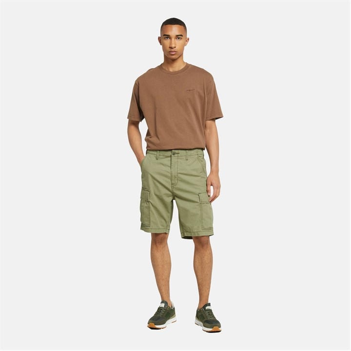 Levis Men's Green Carrier Meteorite Breathable Relaxed Fit Cargo Shorts in Size 30 R, Sports Direct