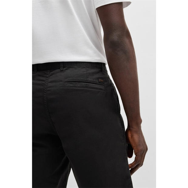 Черно - Boss - Mens BOSS ORANGE Soft Chino Shorts