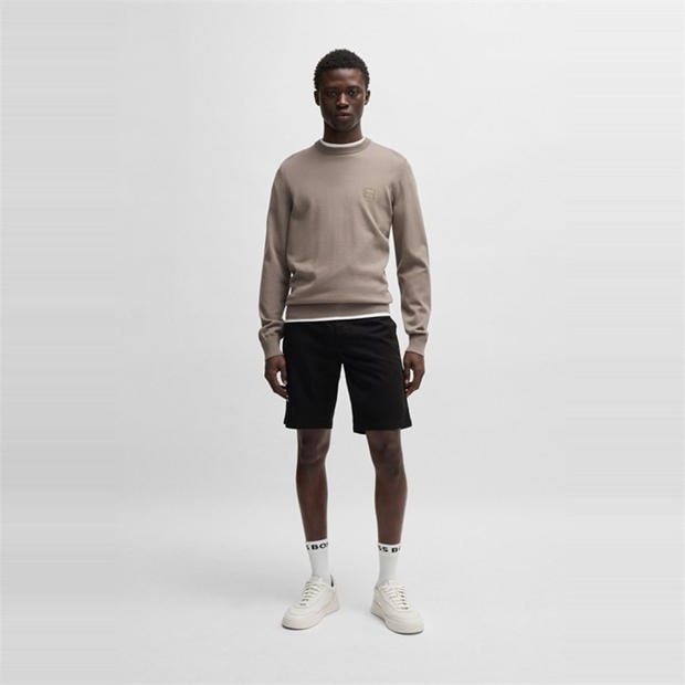 Черно - Boss - Mens BOSS ORANGE Soft Chino Shorts