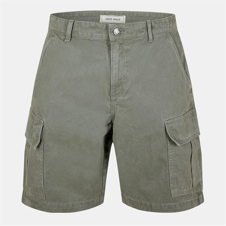 Jack Wills Men' Grey Cargo Short in Size S, Sports Direct