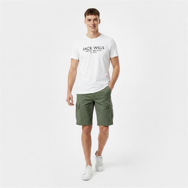 Khaki - Jack Wills - Cargo Short