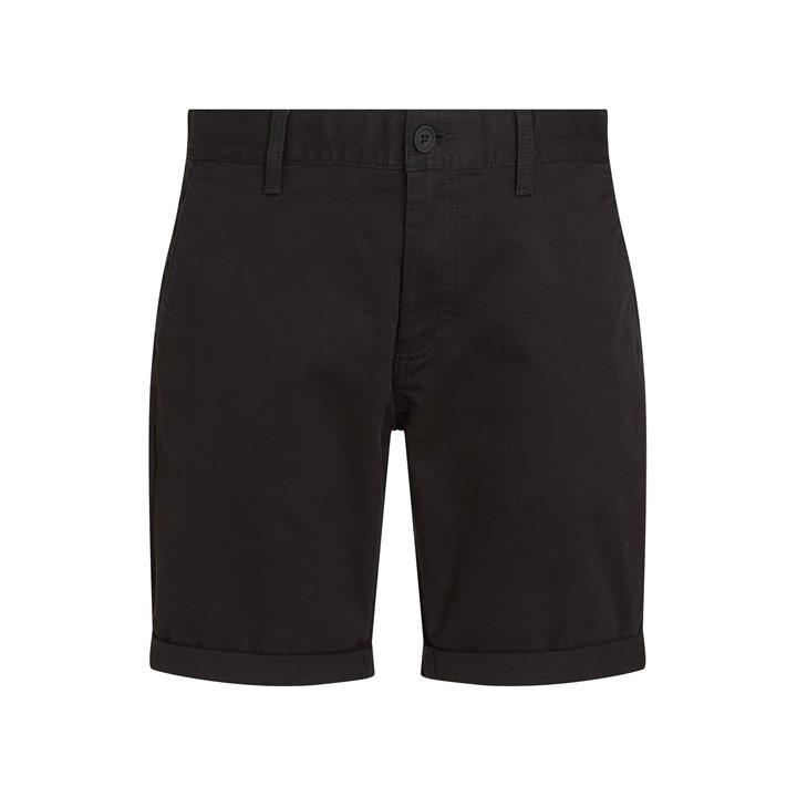 Tommy Jeans Men's Black Chino Shorts in Size M, Sports Direct