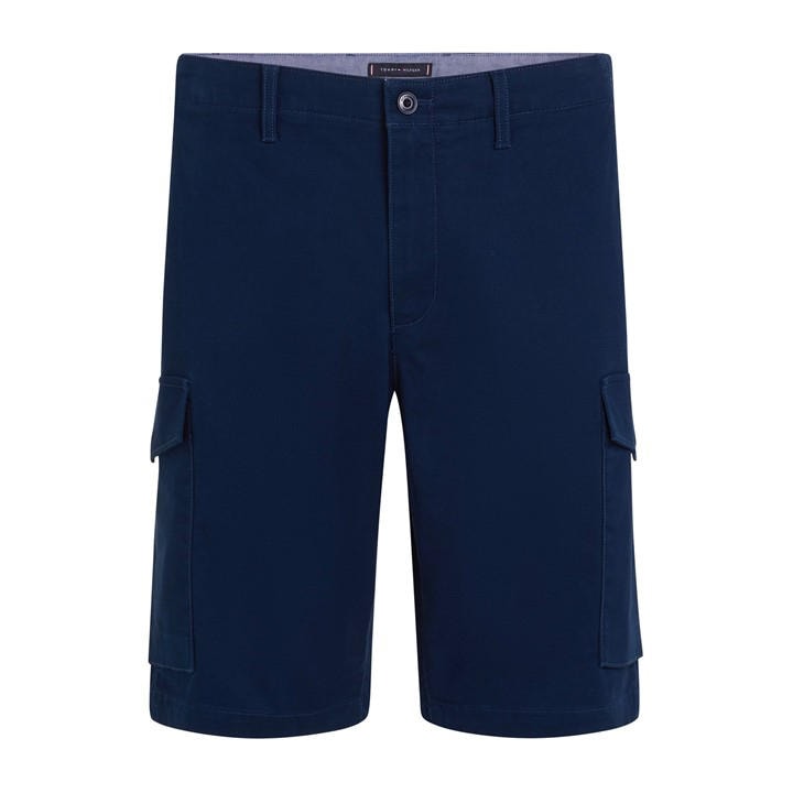 Tommy Hilfiger Men's Blue Harlem Relaxed Fit Cargo Shorts in Size 32 R, Sports Direct