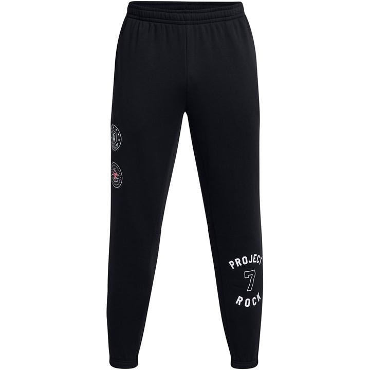 Under Armour Men's Black Pr Icon Closed Hem Jersey Joggers in Size 2XL, Sports Direct