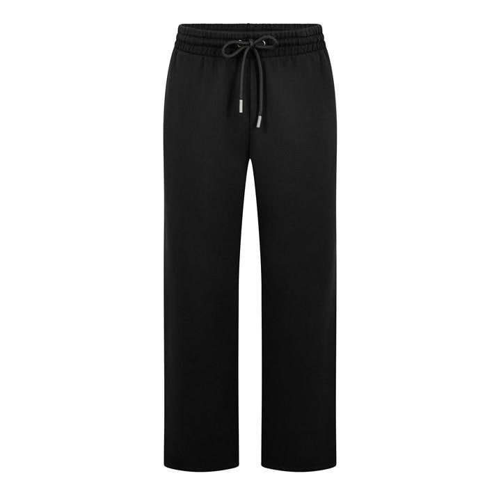 Off White Men's Black Open Hem Fleece Joggers in Size L, Sports Direct