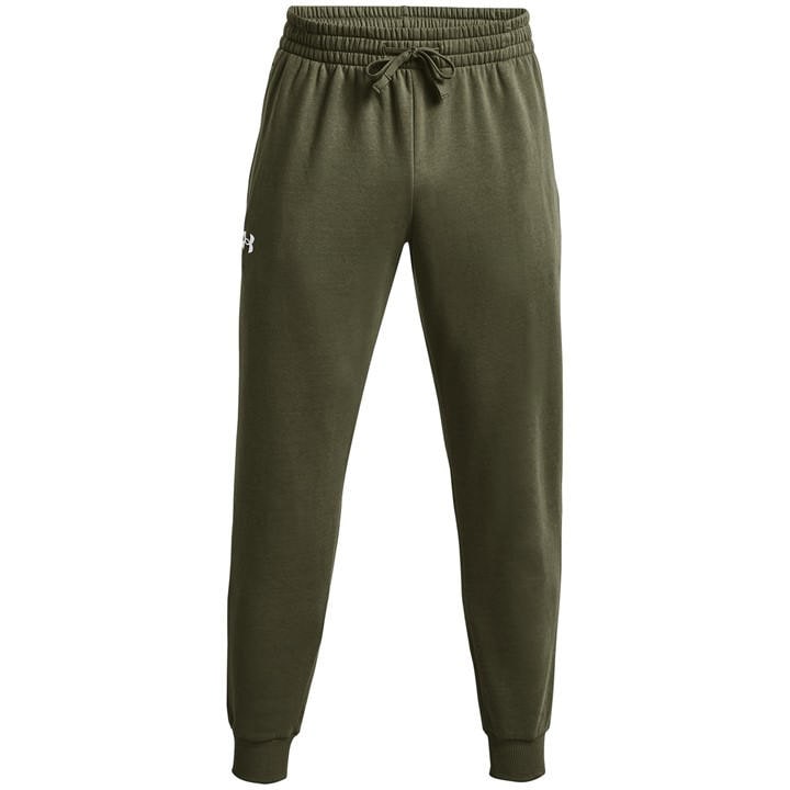 Under Armour Men's Green Ua Rival Fleece Joggers in Size M, Sports Direct