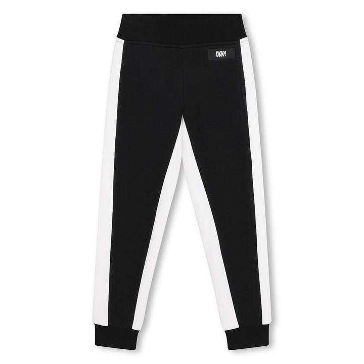 Dkny Boys Black Kids' Logo Closed Hem Jersey Joggers in Size 3 - 4 Years, Sports Direct