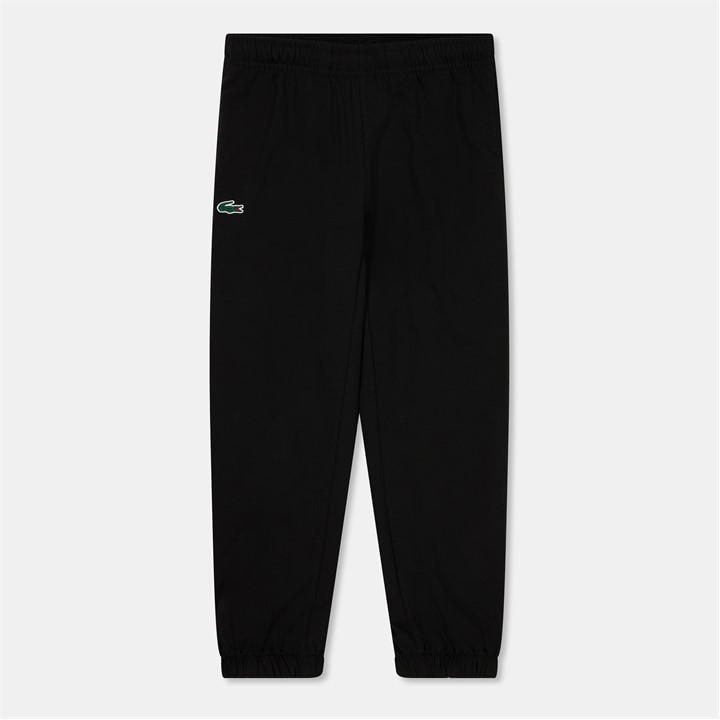 Lacoste Boys Black Kids' Taffeta Closed Hem Poly Joggers, Sports Direct