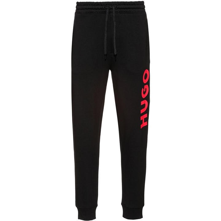 Hugo Men's Black Dutschi Jersey Joggers in Size XL, Sports Direct