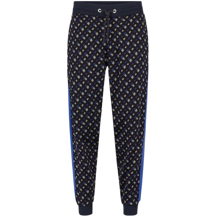Boss Men's Blue Lamont Closed Hem Jersey Joggers in Size 2XL, Sports Direct