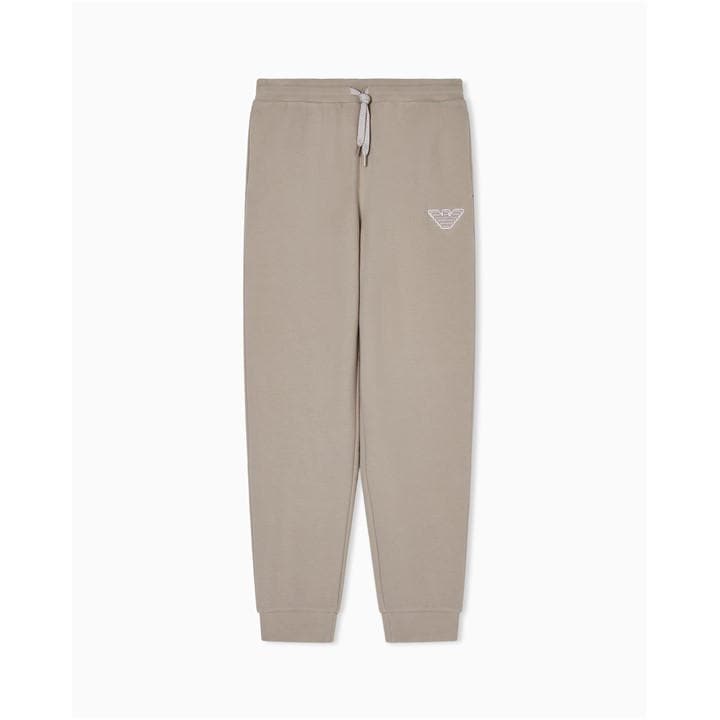 Emporio Armani Men' Beige Loungewear Pants in Size S, Sports Direct