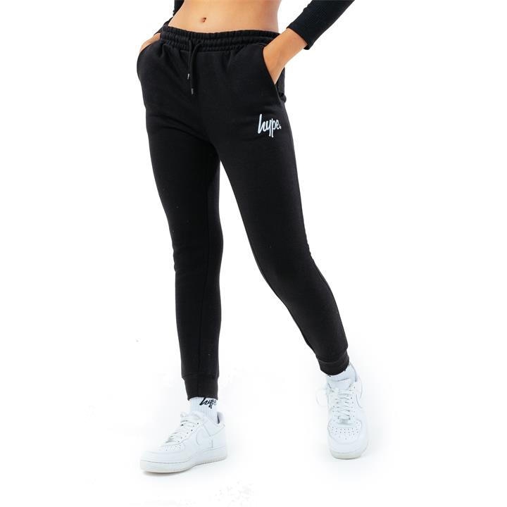 Hype Boys Black Script Kids Joggers in Size 13 - 14 Years, Sports Direct