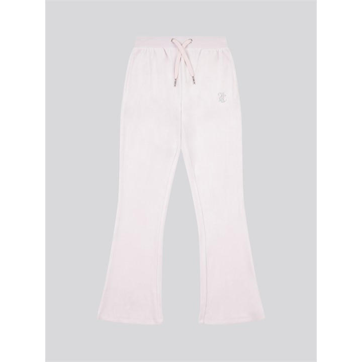 Juicy Couture Girls Purple Stretch-Velour Jogging Bottoms