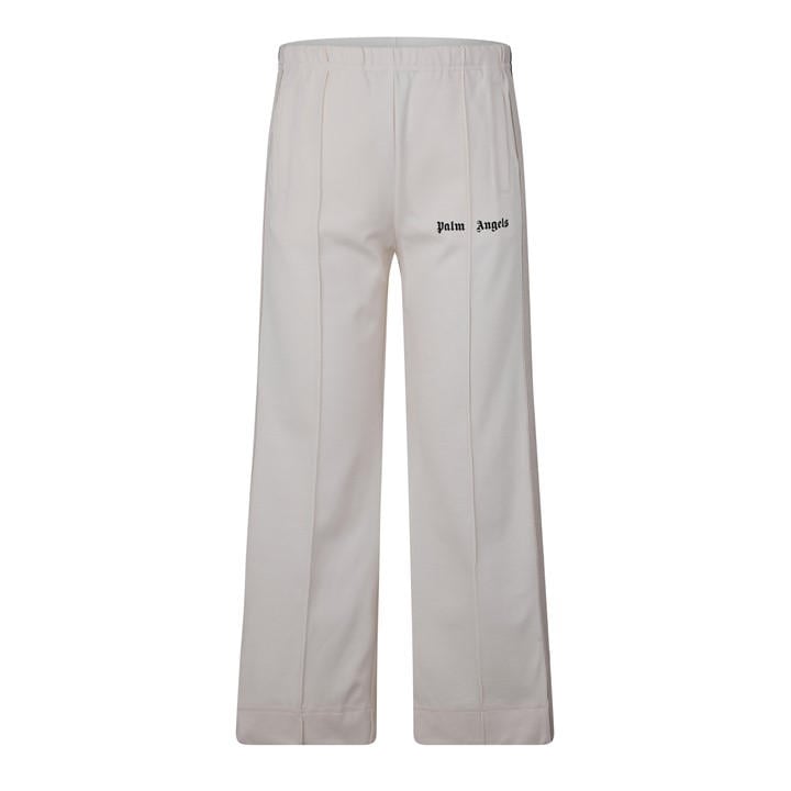 Palm Angels Girls Cream Wide Leg Tracksuit Bottoms  in Size 9 - 10 Years, Sports Direct