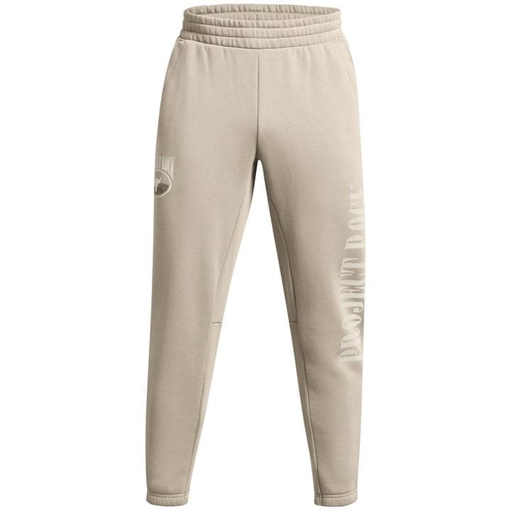 Under Armour Men's Brown Pr Icon Open Hem Fleece Joggers in Size XL, Sports Direct