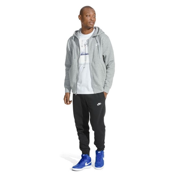 Black/White - Nike - Sportswear Club Fleece Jogging Pants Mens