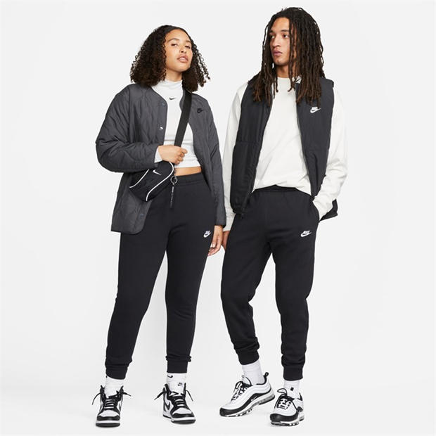 Black/White - Nike - Sportswear Club Fleece Jogging Pants Mens