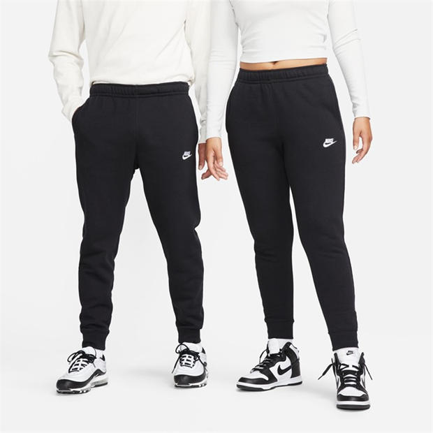 Black/White - Nike - Sportswear Club Fleece Jogging Pants Mens